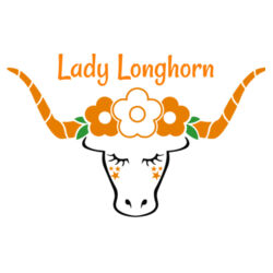 UHS Lady Longhorn Tshirt Design