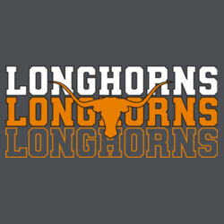 UHS Longhorns Stacked Hooded Shirt Design