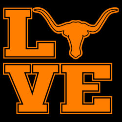 UHS Ladies Leggings Longhorn Love Design