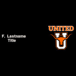 United H.S. Performance Polo Customizable Design