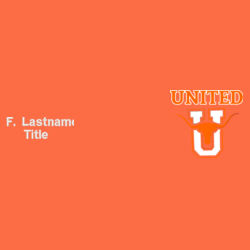 United H.S. Performance Polo Customizable Design