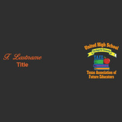 UHS TAFE Unisex Scrub Top Design