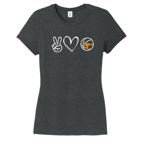 UHS Peace Love Longhorns T-shirt Thumbnail