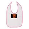 Infant Contrast Trim Premium Jersey Bib Thumbnail